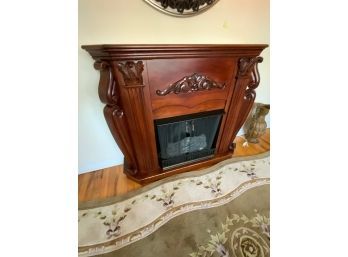 WOODEN DECORATIVE FIREPLACE