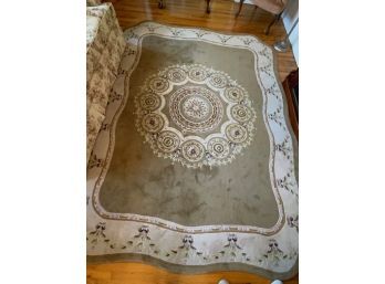 LISETTE COLLECTION OLIVE COLORED RUG