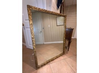 GILDED STYLE WOOD HANGING MIRROR