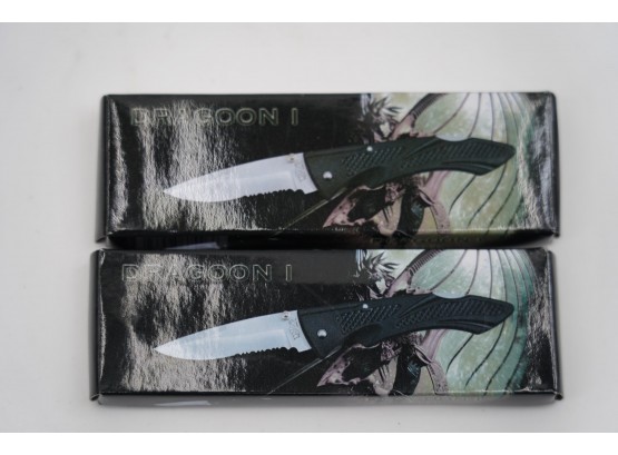 LOT OF 2 NEW DRAGOON POCKET KNIFES