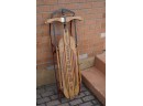 BLAST FROM THE PAST-WOODEN SNOW SLED CALLED SPEEDWAY!