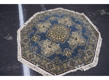 LIKE NEW MADE BY ALFOMBRA IMPERIAL OCTAGON SHAPE RUG