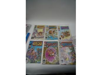 LOT OF 6 SERGIO GROO LOW EDITIONS COMIC BOOKS