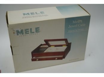 LIKE NEW IN BOX-MELE MENS JEWELRY CASE ELEGANT BY DESIGN