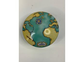Tiffany & Co. Tuck World Discovery Map Porcelain Box