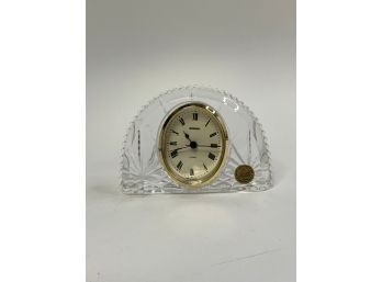 BEAUTIFUL DESK TOP-CRYSTAL CLOCK-MADE IN GERMANY