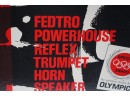 OLD NEW STOCK (1) MICKEY MANTLE FEDTRO POWERHOUSE REFLEX TRUMPET HORN SPEAKER MODEL S-16RD