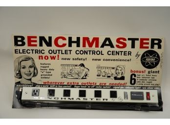 OLD NEW STOCK (1) FEDTRO BENCH MASTER ELECTRIC OUTLET CONTROL CENTER