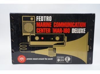 OLD NEW STOCK (1) MICKEY MANTLE FEDTRO MARINE COMMUNICATION CENTER MODEL MAR-180 DELUXE