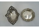 LOT OF 2 SILVER-PLATE SMALL BOWLS