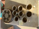 VINTAGE 16 PIECES SIGNED CHINA SET