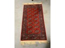 ANTIQUE-PERSIAN STYLE ENTRANCE RUG WITH BRIGHT COLORS