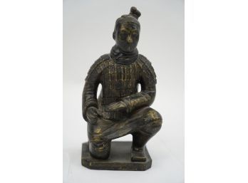 ASIAN STYLE WOOD FIGURINE  8.5 INCHES TALL