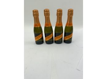 LOT OF 4 SEALED SMALL MONETTO PROSECCO BOTTLES