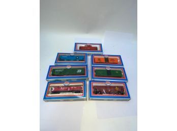 SET OF 7 NEW MODEL POWER TOY TRAINS