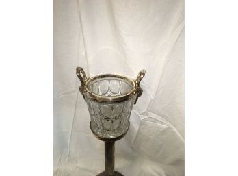 Crystal/glass Ice Bucket Champagne Holder And Stand