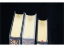 LOT OF 3 LEATHER-BOUND BOOKS FROM THE FRANKLIN LIBRARY INCLUDING GRAHAM GREENE