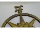 PENCO WALL HANGER  COMPASS NAUTICAL WALL MOUNT EAST WEST NORTH SOUTH