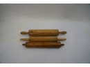 SET OF 3 SOLID WOOD FOOD ROLLERS