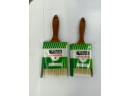 LOT OF 2 BRAND NEW BLACK AND SAGE 100& POLYESTER PAINT BRUSHES