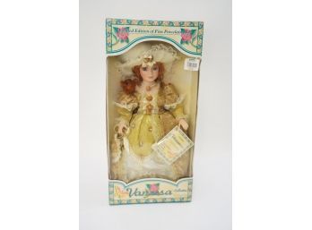 NEW LIMITED EDITION OF FINE PORCELAIN DOLL 'VANESSA'