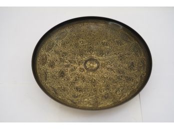 DECORATIVE SOLID BRASS METAL LARGE BOWL