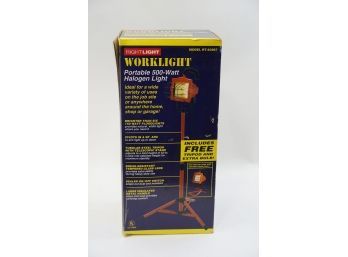 RIGH-LIGHT WORK LIGHT PORTABLE 500-WATT HALOGEN LIGHT