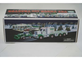 NEW COLLECTIBLE HESS TOY TRUCK AND TRACTOR