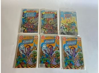 LOT OF 6 ISSUES 1-3 DC COMIC BOOKS, D29
