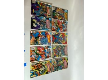 LOT OF 10 DC COMIC BOOKS 60 CENTS, A13