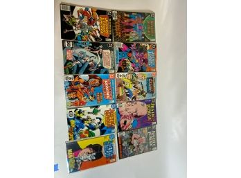 LOT OF 10 DC COMIC BOOKS  75 CENTS, A11