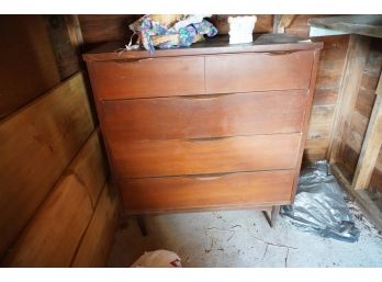 Vintage Mid Century Modern Highboy Dresser