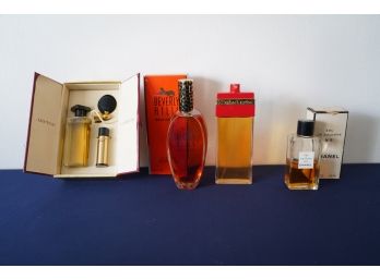 Lot Of Assorted Vintage Used Perfume Including Chanel N5