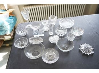 Lot Of Assorted Glassware Decorations