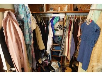 Entire Closet Of Assorted Women's Clothing