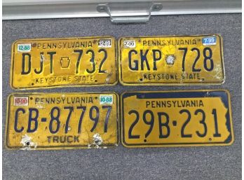 Four Pennsylvania Plates