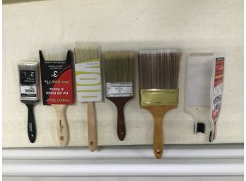 Paint Brushes And Paint Brush Cover