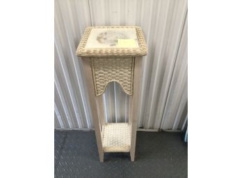 Tall White Side Table
