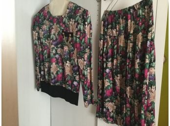 Two Piece Floral Outfit