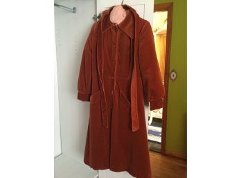 Long Velvet Coat
