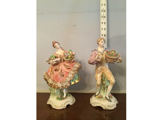 Pair Of Two Figures Dancers