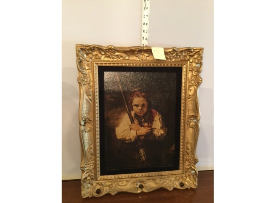 Gold Frame Picture