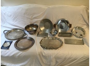 Silver Plate & Alum.  Lot