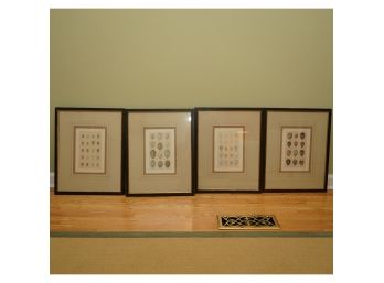 Lot Of 4 Chinese Egg Prints