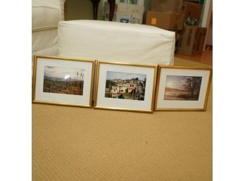 Lot Of 3 Photographed Art