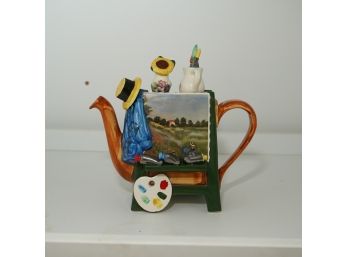 Ceramic Tea Kettle Painting