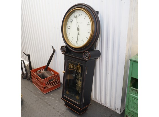 Large 56in Regulator Sterling & Noble Wall Clock
