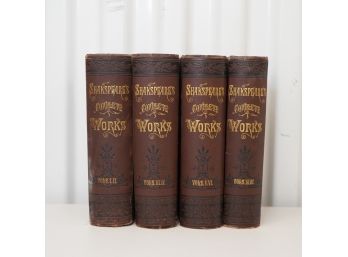 RARE: Set Of 4 Books Of Shakespeare Complete Works