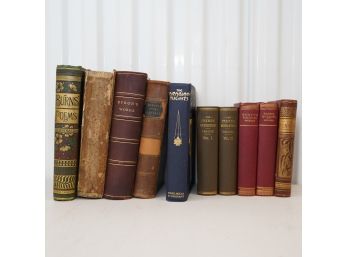 Set Of 10 Books By Various Authors