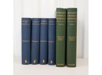 Set Of 6 Books By Various Authors Copyrights 1917 And 1888